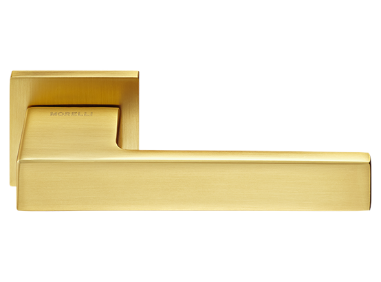 LOT ручка дверная на квадратной розетке 6 мм MH-56-S6 MSG, цвет - мат.сатинированное золото фото купить Пенза
